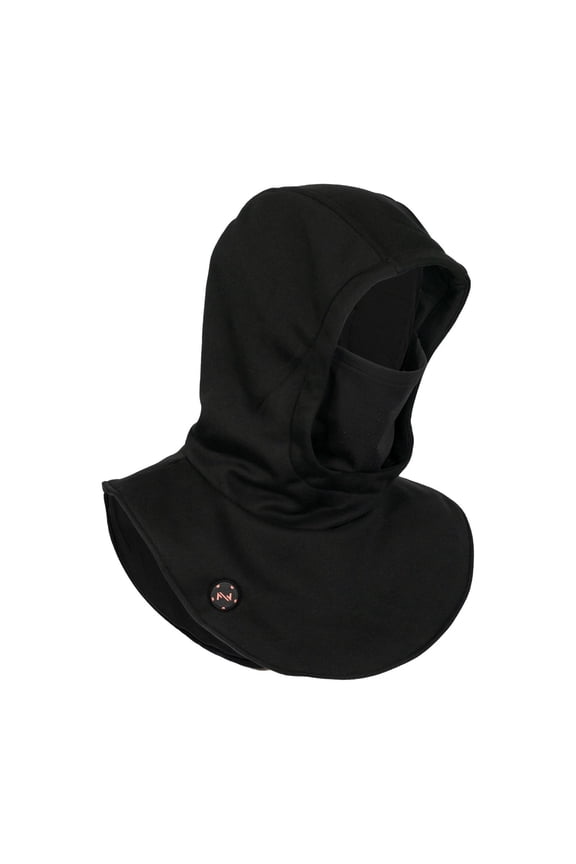 Unisex 7.4V Black Heated Balaclava