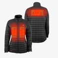 thumbnail image 1 of Mobile Warming Backcountry Heated Jacket for Women, Lightweight, 3 Heat Zones, Bluetooth, Battery Included, Black, XS, 1 of 4