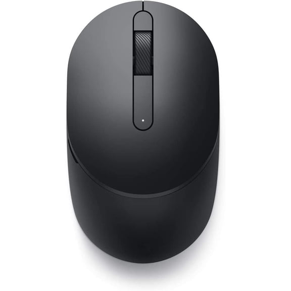 Mobile Wireless Mouse - MS3320W, Wireless - 2.4 GHz, Bluetooth 5.0, Optical LED, Mechanical Scroll, 1600 DPI, 3-Buttons - Black