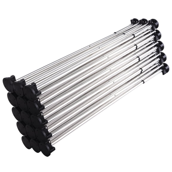 Mobile Work Table 44.5" Height, 15-Leg Foldable Design Workstand, 3306lb Capacity Workstand for Garage Construction