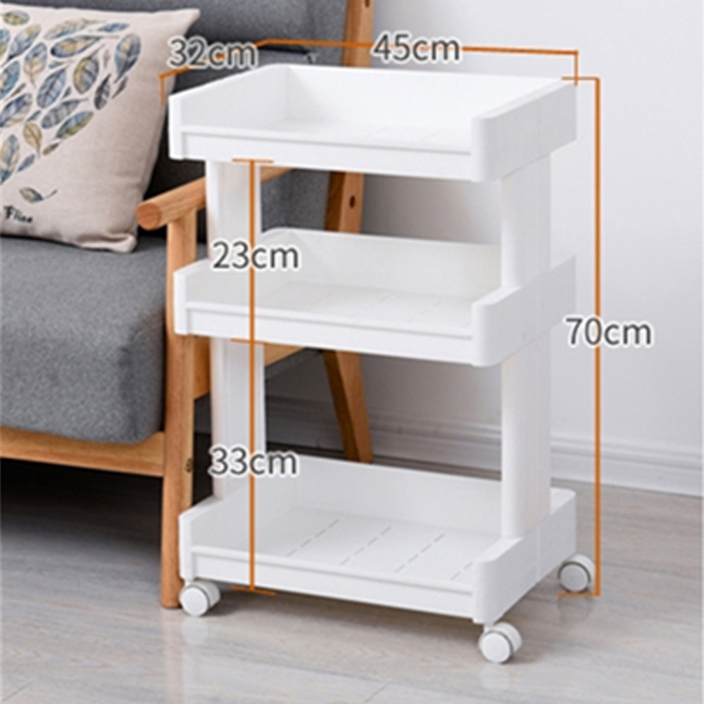 Mobile beauty salon dedicated small cart for nail art  eyelash extensions  kitchen  bathroom  dormitory  snack storage.