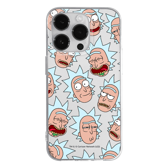 Mobile phone case for Apple IPHONE 13 PRO MAX original and officially Licensed Rick and Morty pattern Rick and Morty 015 optimally adapted to the shape of the mobile phone, partially transparent