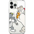 thumbnail image 1 of Mobile phone case for Apple IPHONE 14 PRO MAX original and officially Licensed Tom & Jerry pattern Tom and Jerry 001 optimally adapted to the shape of the mobile phone, partially transparent, 1 of 5