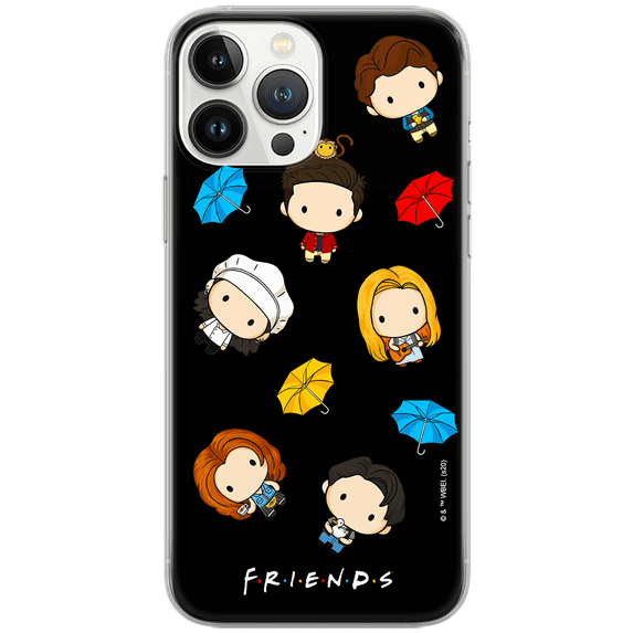 Mobile phone case for Apple IPHONE 14 original and officially Licensed Friends pattern Friends 013 optimally adapted to the shape of the mobile phone, case made of TPU