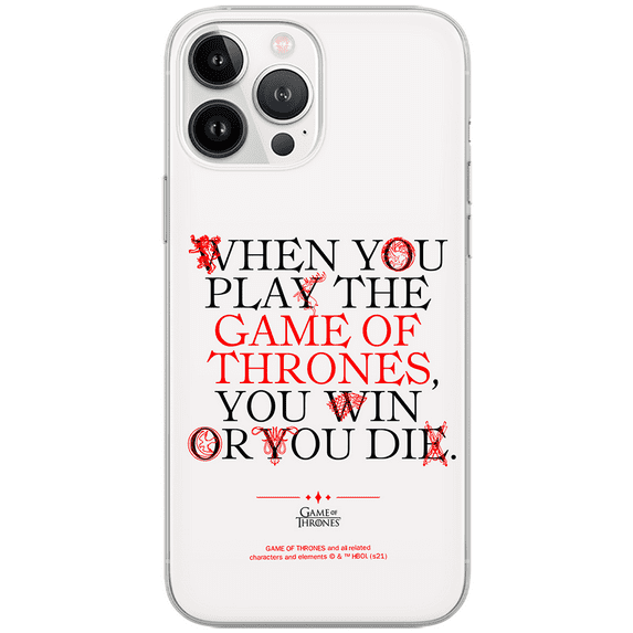 Mobile phone case for SAMSUNG A13 5G/ A04s original and officially Licensed Game of Thrones pattern Game of Thrones 009 optimally adapted to the shape of the mobile phone, case made of TPU