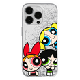 thumbnail image 1 of Mobile phone case with glitter overflow effect for Apple IPHONE 15 Plus original and officially Licensed The Powerpuff Girls pattern The Powerpuff Girls 015 adapted to the shape of the mobile phone, 1 of 5