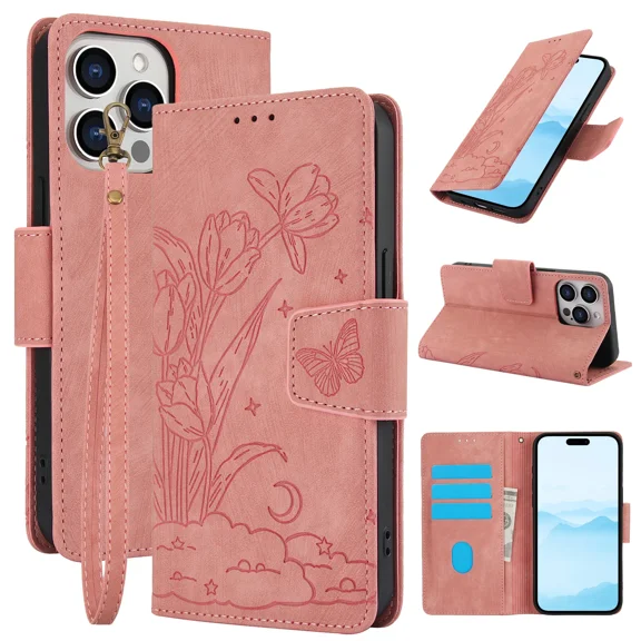 Mobile phone case, wallet cover, flip wristband, credit card clip, slot holder, sturdy and durable phone case suitable for Redmi NOTE 9 4G
