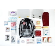 MobileAid  Clear-View  25-Person Trauma First Aid Backpack Kit