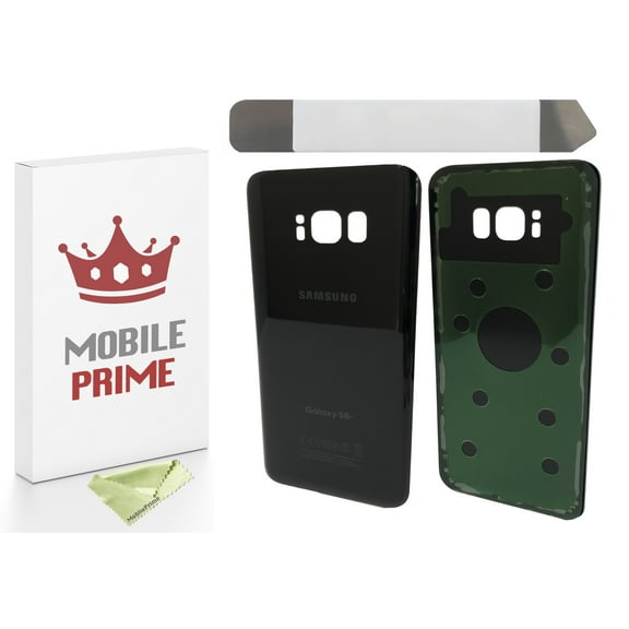 MobilePrime Black Back Cover Complete Professional Repair Kit Compatible with Tools for Samsung Galaxy S8 Plus