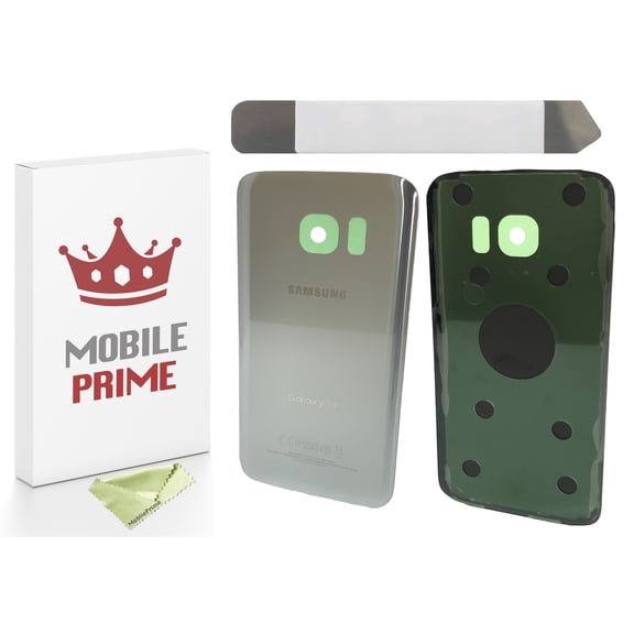 MobilePrime Silver Back Cover Complete Professional Repair Kit Compatible with Tools for Samsung Galaxy S7