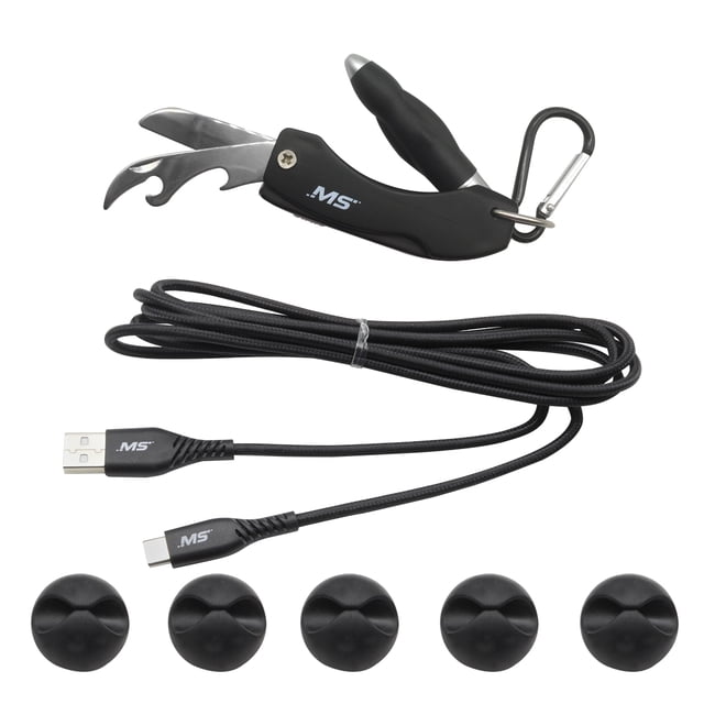 Usb Multi Tool Program MobileSpec 6ft USB-C(TM) to USB Multi-Tool Blk - Walmart Business Supplies