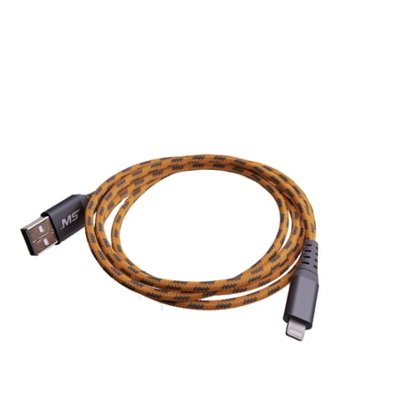 MobileSpec HiVis 4ft Lightning(R) to USB-A Cable O