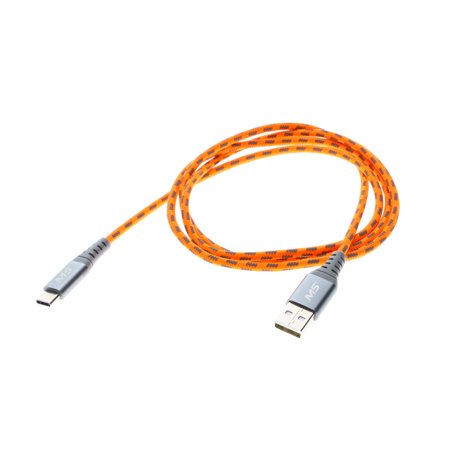 MobileSpec HiVis 4ft USB-C(TM) to USB-A Cable OR