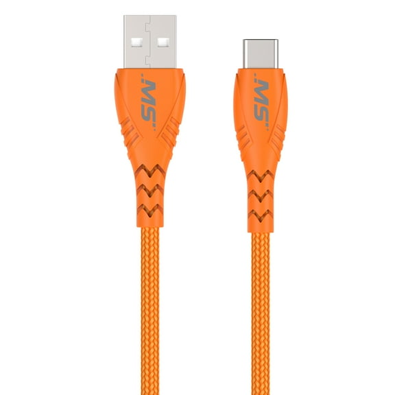 MobileSpec MS 10 HI VIS USB-C TO A CABLE OR