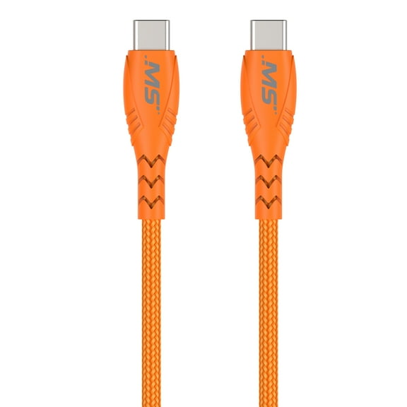 MobileSpec MS 10 HI VIS USB-C TO USB-C CABLE OR