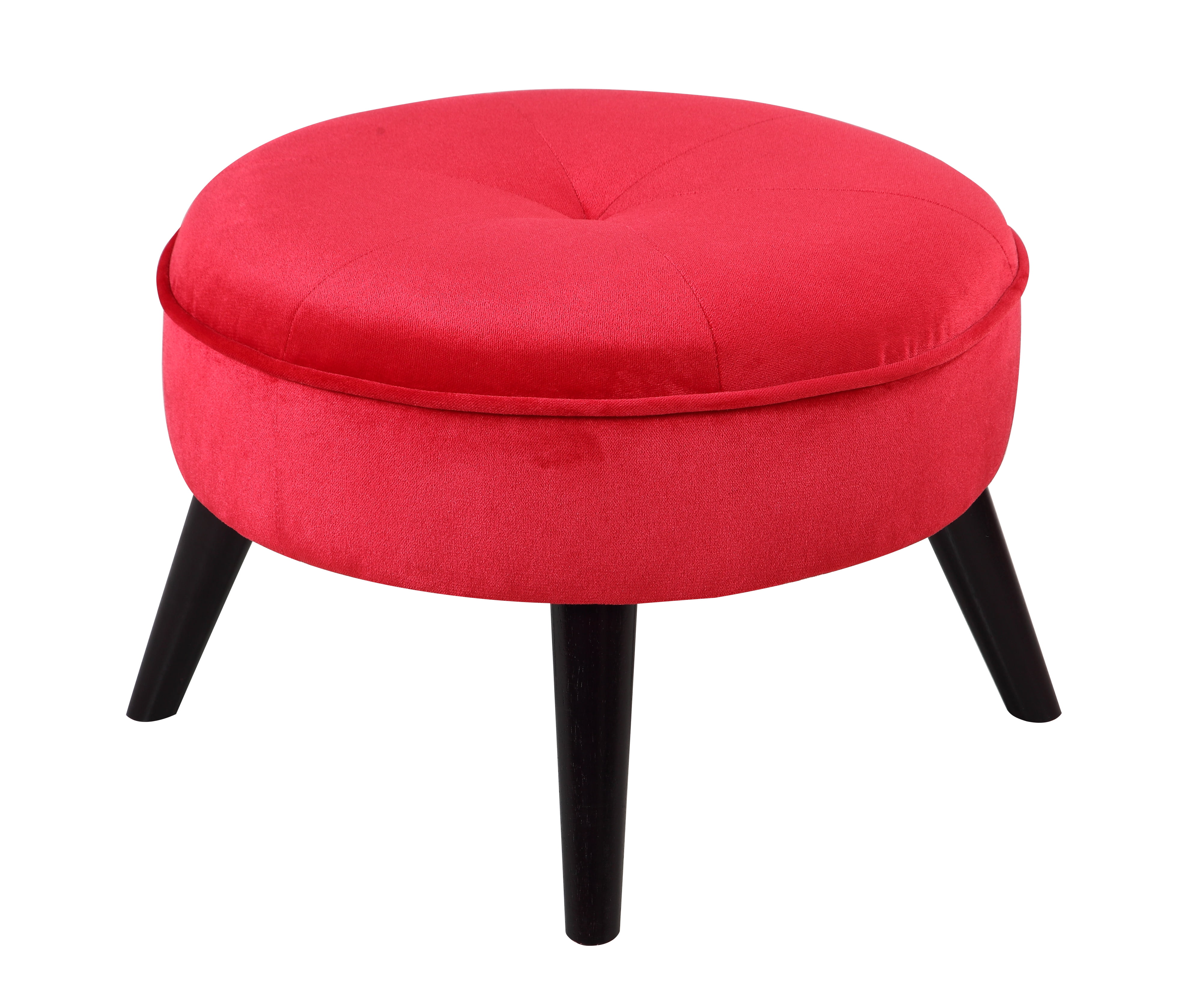 Mobilis round velvet footrest deals