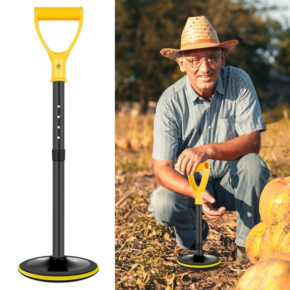 Mobility Aids Tool for Elderly Height Adjustable Stand Assist Aid to Help Get Up from Floor Metal Standup Helper Elderly Stand Assist Devices Tool with 6inch Base for Seniors