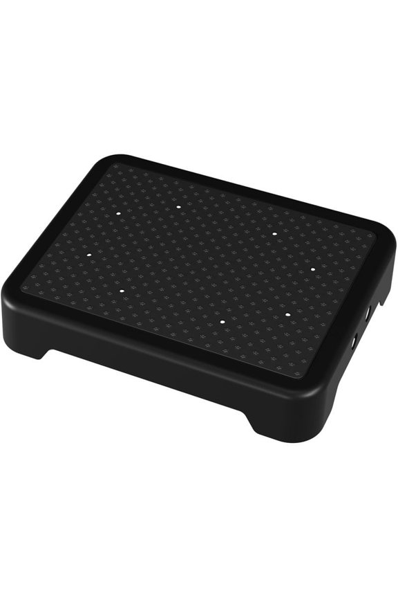 Mobility One Step Stool, Heavy Duty Indoor Outdoor Non-Slip Small Step Platform Assistive Device for Adult Elderly, Standing Support and Step Riser for Car, Bed, Door, Stair, Bathroom Black-Black
