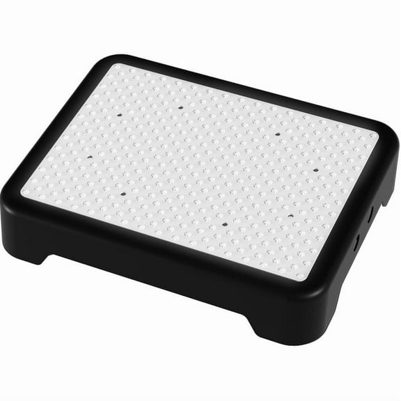Mobility One Step Stool, Heavy Duty Indoor Outdoor Non-Slip Small Step Platform Assistive Device for Adult Elderly, Standing Support and Step Riser for Car, Bed, Door, Stair, Bathroom Black-White
