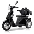 thumbnail image 1 of Ndrfhaj Secure Adjustable 4-Wheel Mobility Scooter with Charger and Cup Holder, Black, 440 lb Limit, 1 of 7