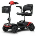 thumbnail image 1 of Mobility Scooter, New Upgraded Electric Motorized Scooters for Seniors, Compact Lightweight Mobility Scooter with 360°Swivel Seat and 4 Anti-Tip Wheels, Travel Mobility Scooter, Holds 265lbs, Red, 1 of 13