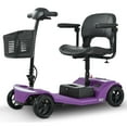 thumbnail image 1 of Segmart Mobility Scooter for Seniors, 300W Motor Compact Motorized Electric Scooter with Headlights, Anti-Tip wheels, Purple, 1 of 8