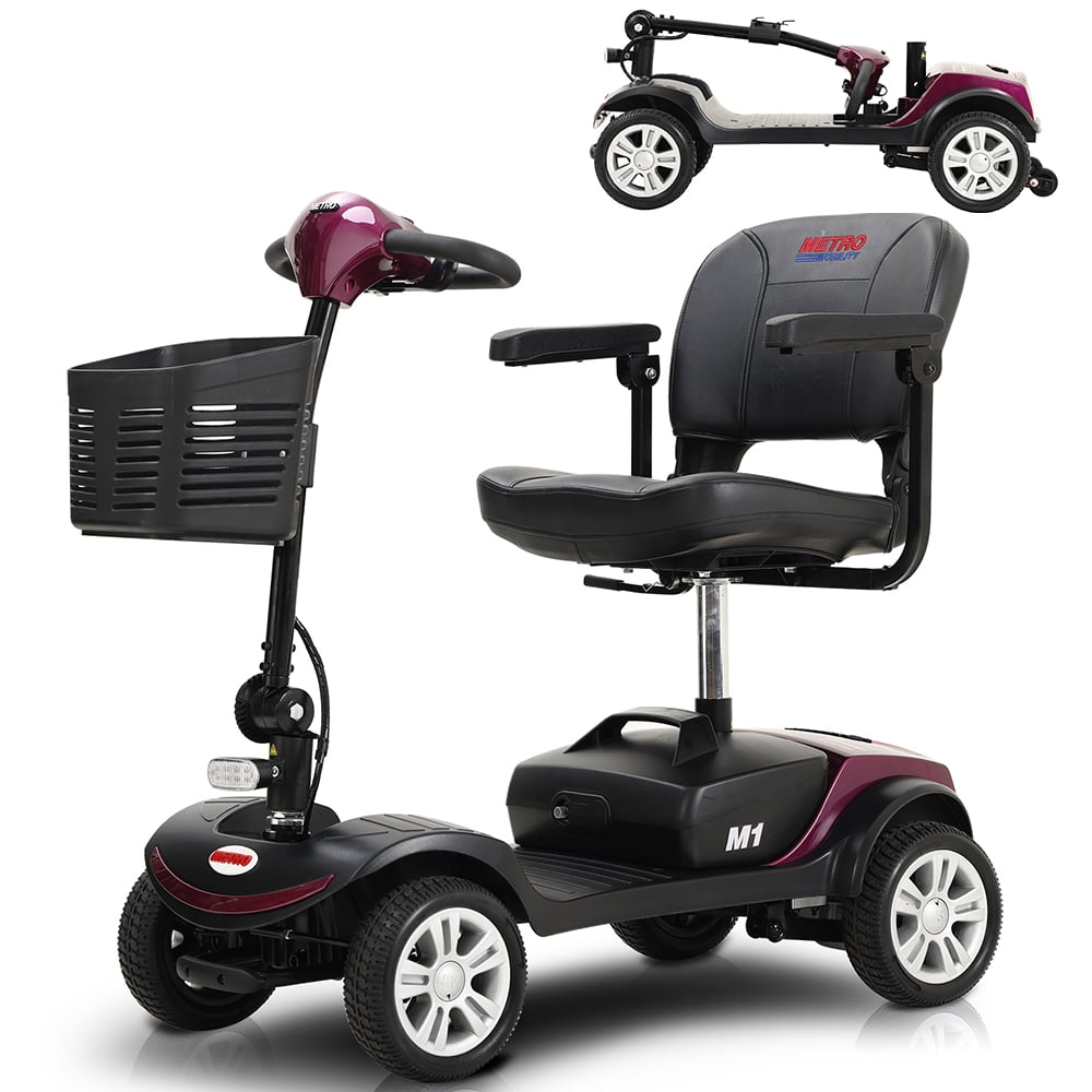 Mobility Scooter for Seniors, 300W Motor Compact Motorized Electric