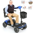 thumbnail image 1 of Mobility Scooter for Seniors, Heavy Duty Electric Powered Mobile 4 Wheels Scooter for Travel, Best Gift for Elderly, 265LBS, Blue, 1 of 8
