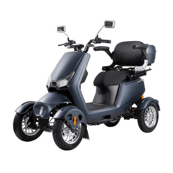 Electric 4-Wheel Mobility Scooter, 330 lbs Limit