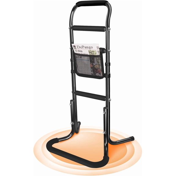 Mobility Stand Assist Aid for Elderly, Aluminum Alloy Walking Support Mobility Aid for Seniors, Adjustable Walking Cane for Handicap