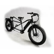 Mobility4less 26 Electric Fat Tire Tandem Bicycle, 750W