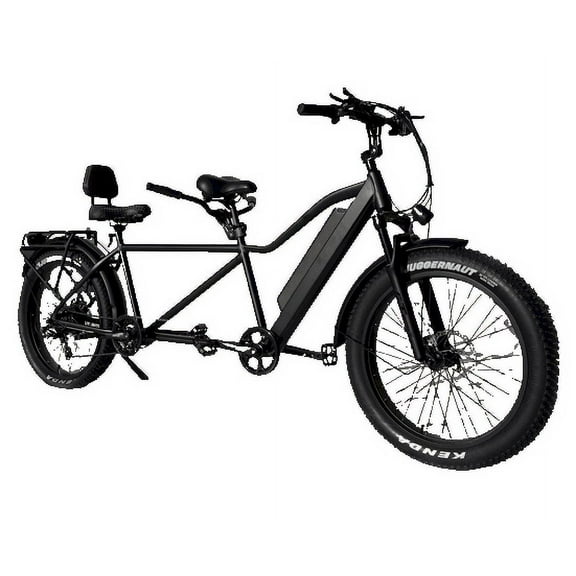 Mobility4less 26" Electric Fat Tire Tandem Bicycle, 750W