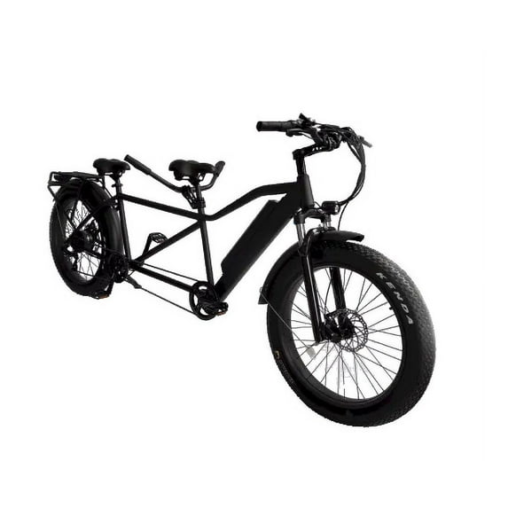 MobilityScooTrike 26" Electric Fat Tire Tandem Bicycle for Adults, 750W
