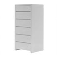 thumbnail image 1 of Mobital Blanche 6 Drawer Lingerie Chest in High Gloss Stone, 1 of 1