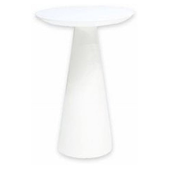 Mobital Tower Medium End Table in High Gloss White