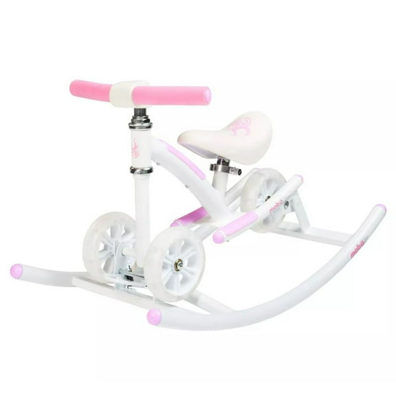 Mobo Cruiser Wobo 2 in 1 Rocking Baby Balance Bike Learning Toy, Pink
