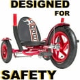 thumbnail image 1 of Mobo Mity Sport Tricycle, Toddler Big Wheel Ride On Trike, 3-5 Years Old, Red, 1 of 12