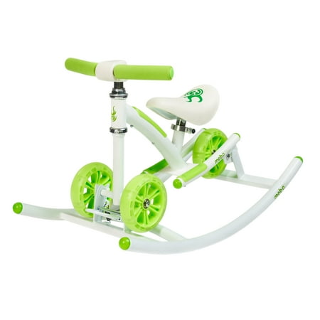 Mobo Wobo 2-in-1 Rocking Baby Balance Bike, 1-3 Years Old, Baby Ride-On Toy, Green