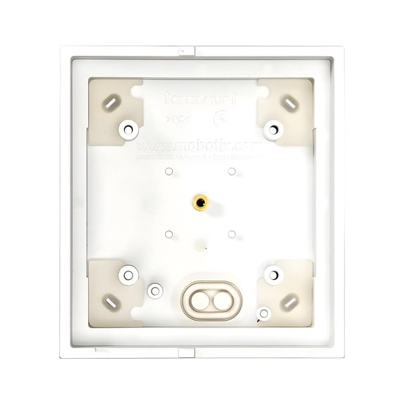 Mobotix MX-OPT-Box-1-EXT-ON-PW Outdoor On-Wall Housing White Metal-Reinforced Mount for T24 T25 CCTV Surveillance System