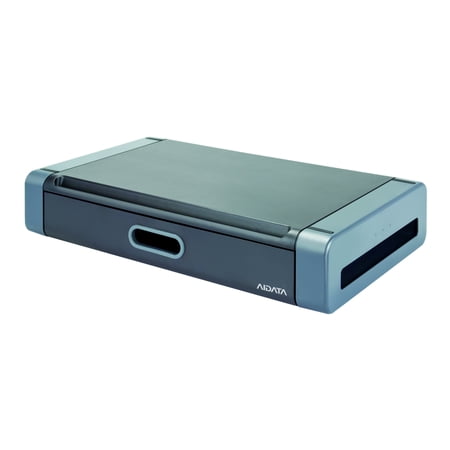 Mobotron Monitor Stand with Drawer (Grey)