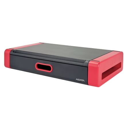 Mobotron Monitor Stand with Drawer (RED)