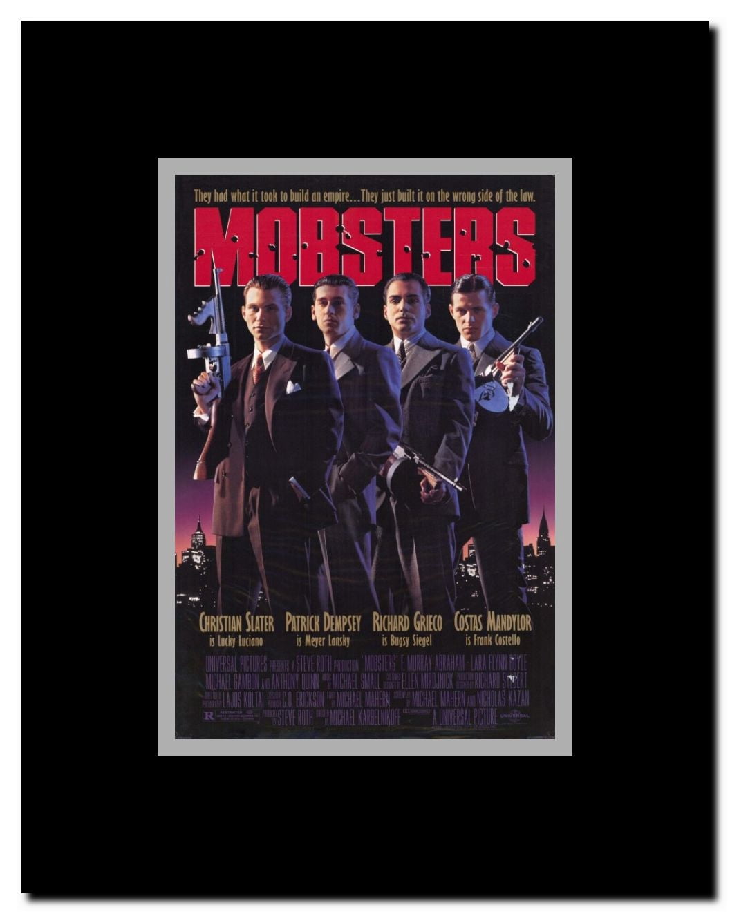 Mobsters Framed Movie Poster