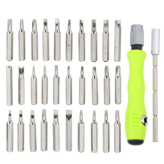 Mobutofu 1 Set Driver Bit Set Precision Tool Kit for DIY Projects Device Repair 4.13X0.59X0.39in