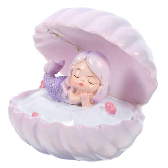 Mobutofu 1 Set Fancy Night Light in Mermaid Shell Shape for Girls and Women Bedroom