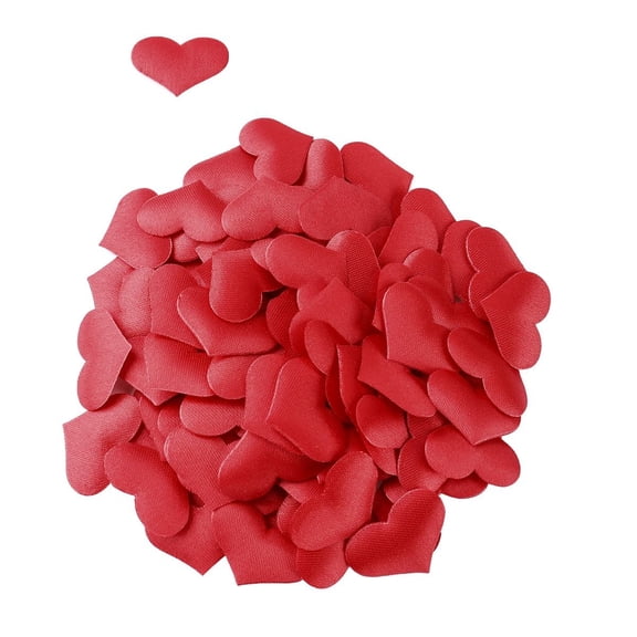 Mobutofu Valentine Confetti Paper Cuttings Silk Flower Red 100pcs