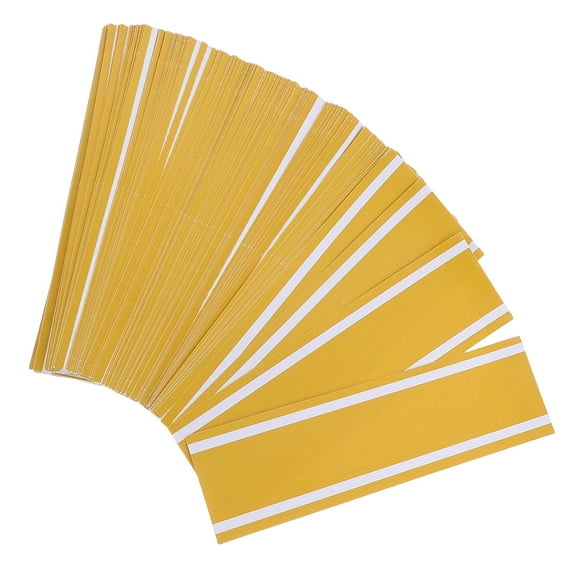 Mobutofu Elegant Golden Paper Napkin Rings Self Adhesive for Home Table Settings 100Pcs