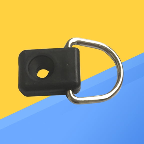 Mobutofu 10Pcs Black D-Ring Fishing Rigging Bungee for Kayak Accessories for Fishing