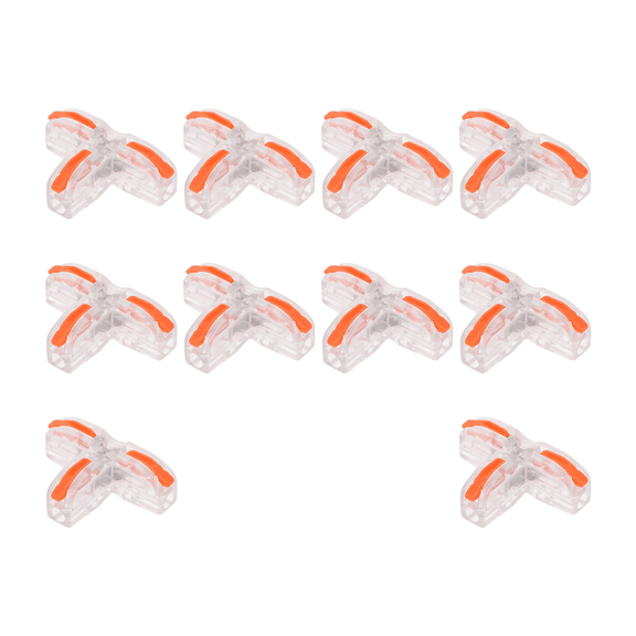Mobutofu 10Pcs Cable Connectors Tinned Copper for Computer Wiring 1.49In x 0.98In x 0.55In