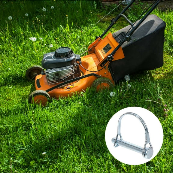 Mobutofu 10Pcs Metal Pin for Trailer Latch Greaseable Locking Quick Release Silver 5.50X5.00X1.80cm