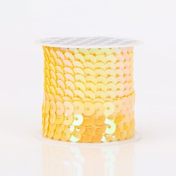 Mobutofu 10Pcs Round Sequins for Sewing Diy Crafts Embroidery Party Supplies Assorted Color 5*4.3Cm